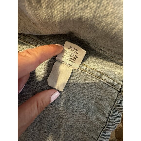 Honor The Gift Jean Stallion Work Horse Chore Jacket Sz 10 streetwear oversized - Picture 10 of 12